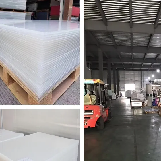 Clear cast acrylic sheet